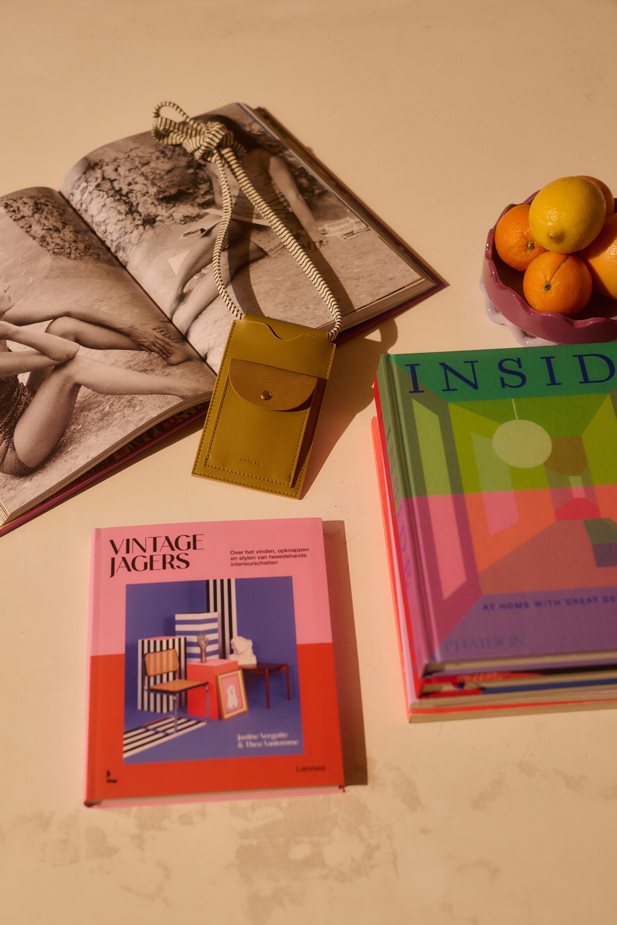 Phone Pouch Vegan Leather Costa Green