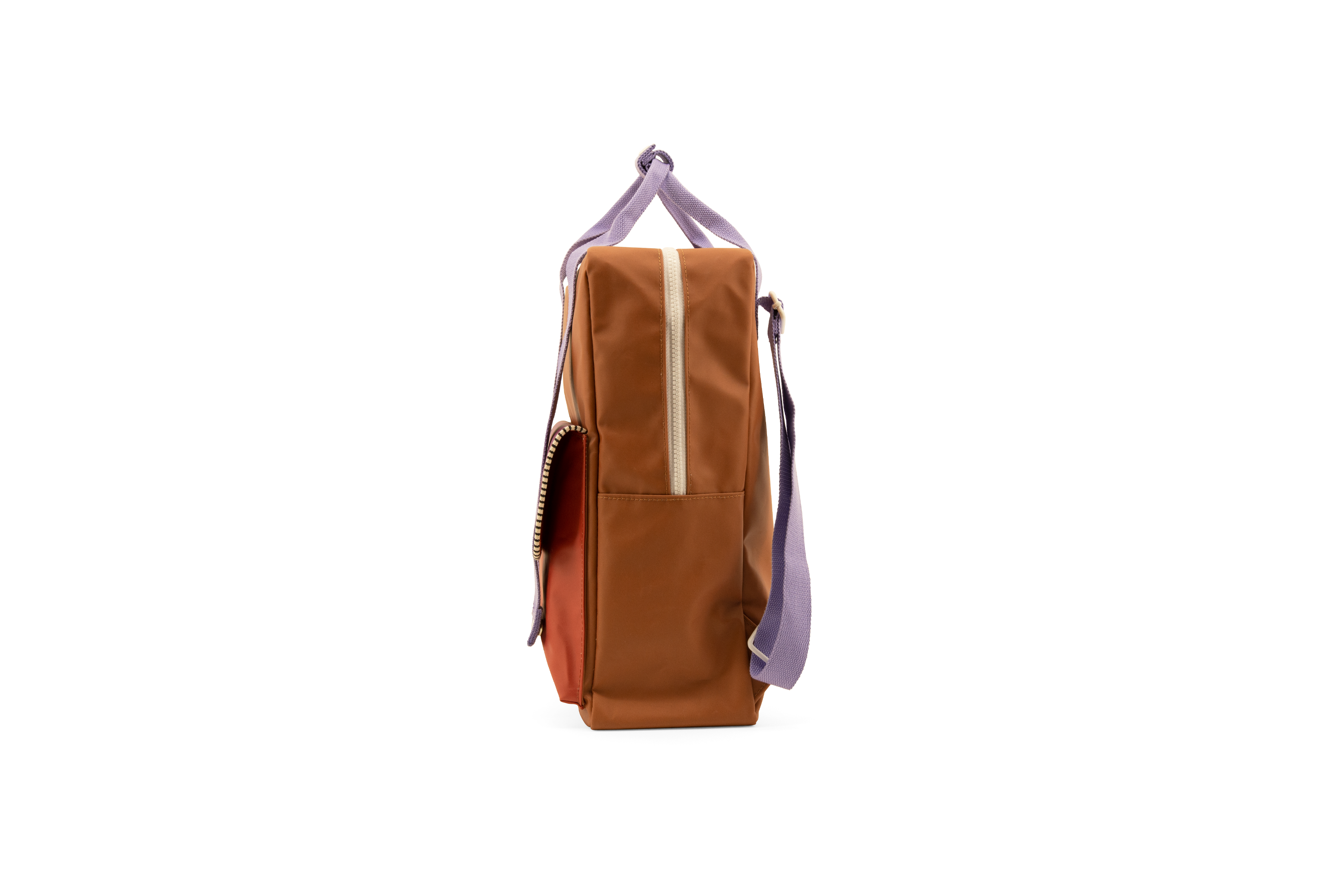 Buddy Brown Colour Block Backpack