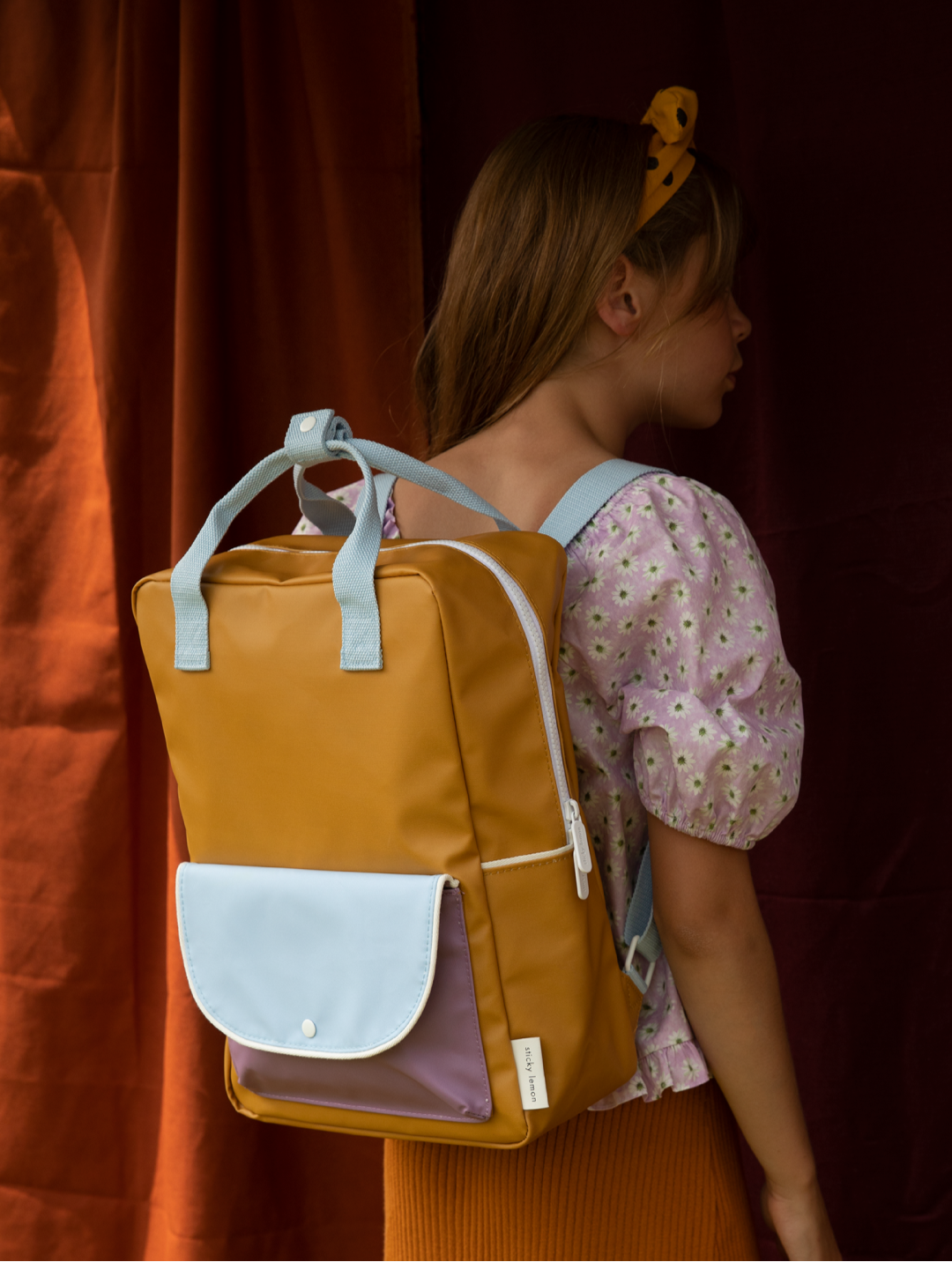 Caramel Fudge Colour Block Backpack