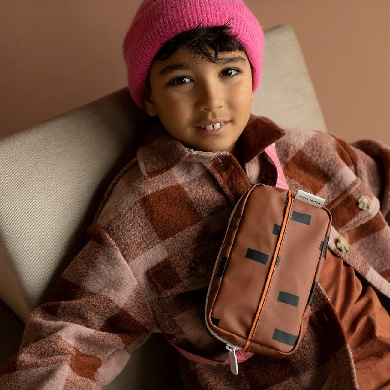 Fanny Pack in Pink & Orange