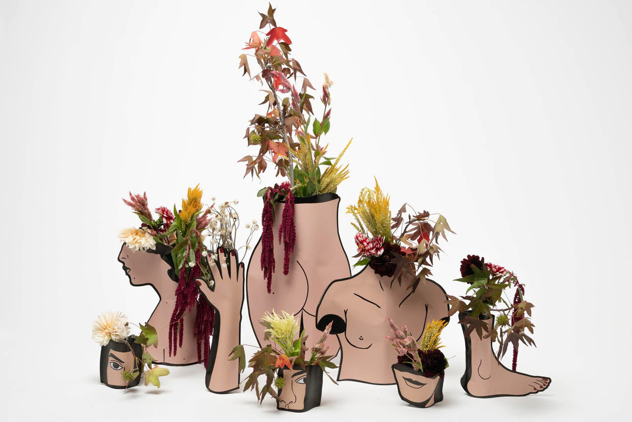 Oris Head Paper Vase