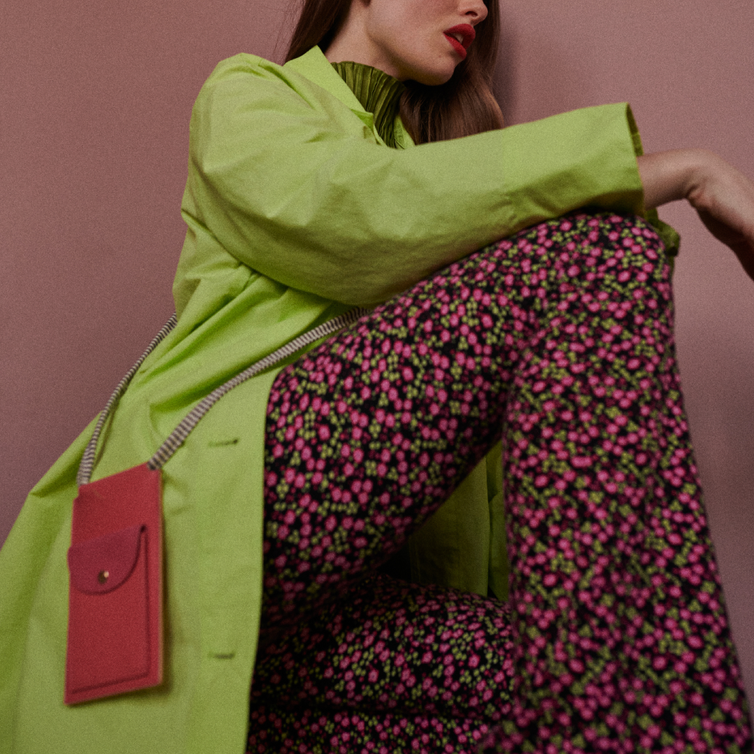 Phone Pouch Vegan Leather Tulip pink