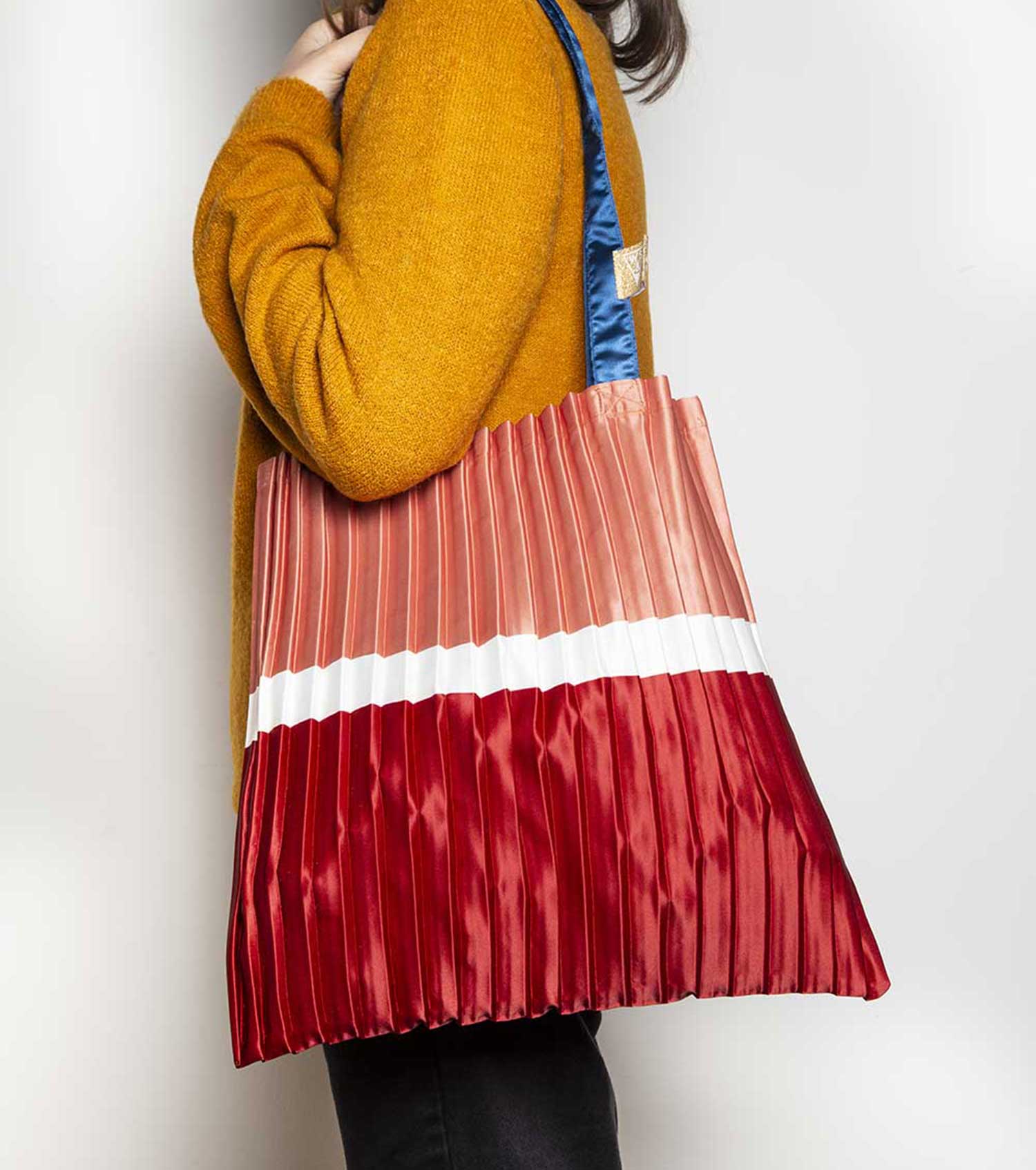 Pleated Tote Bag Alicudi