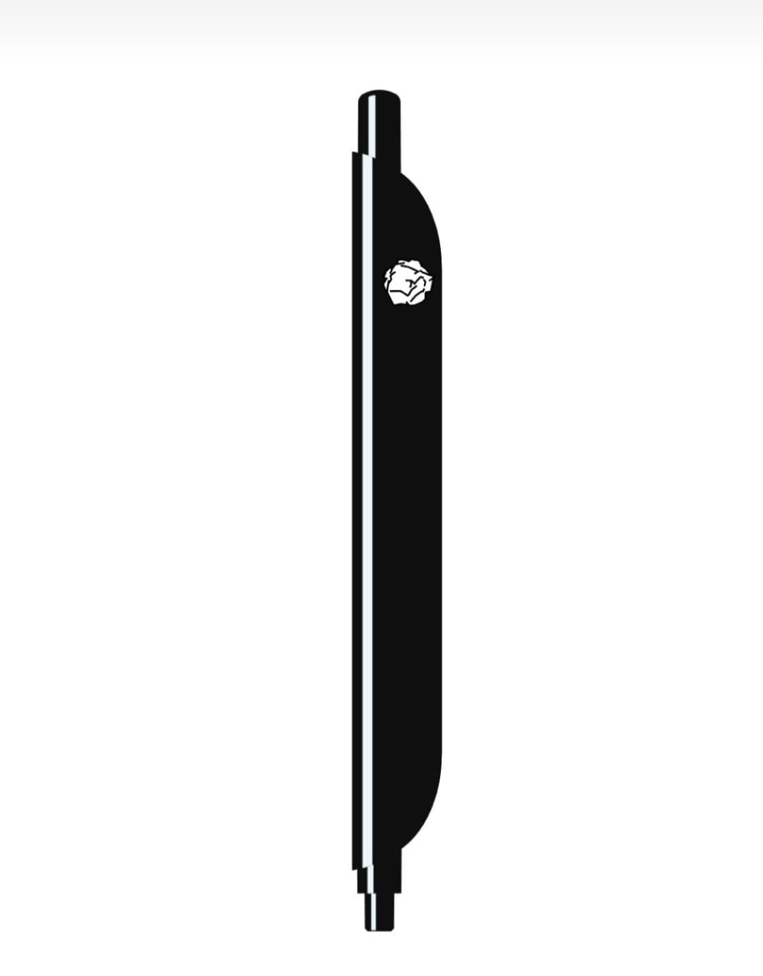 Qirtas Clipen in Midnight Black