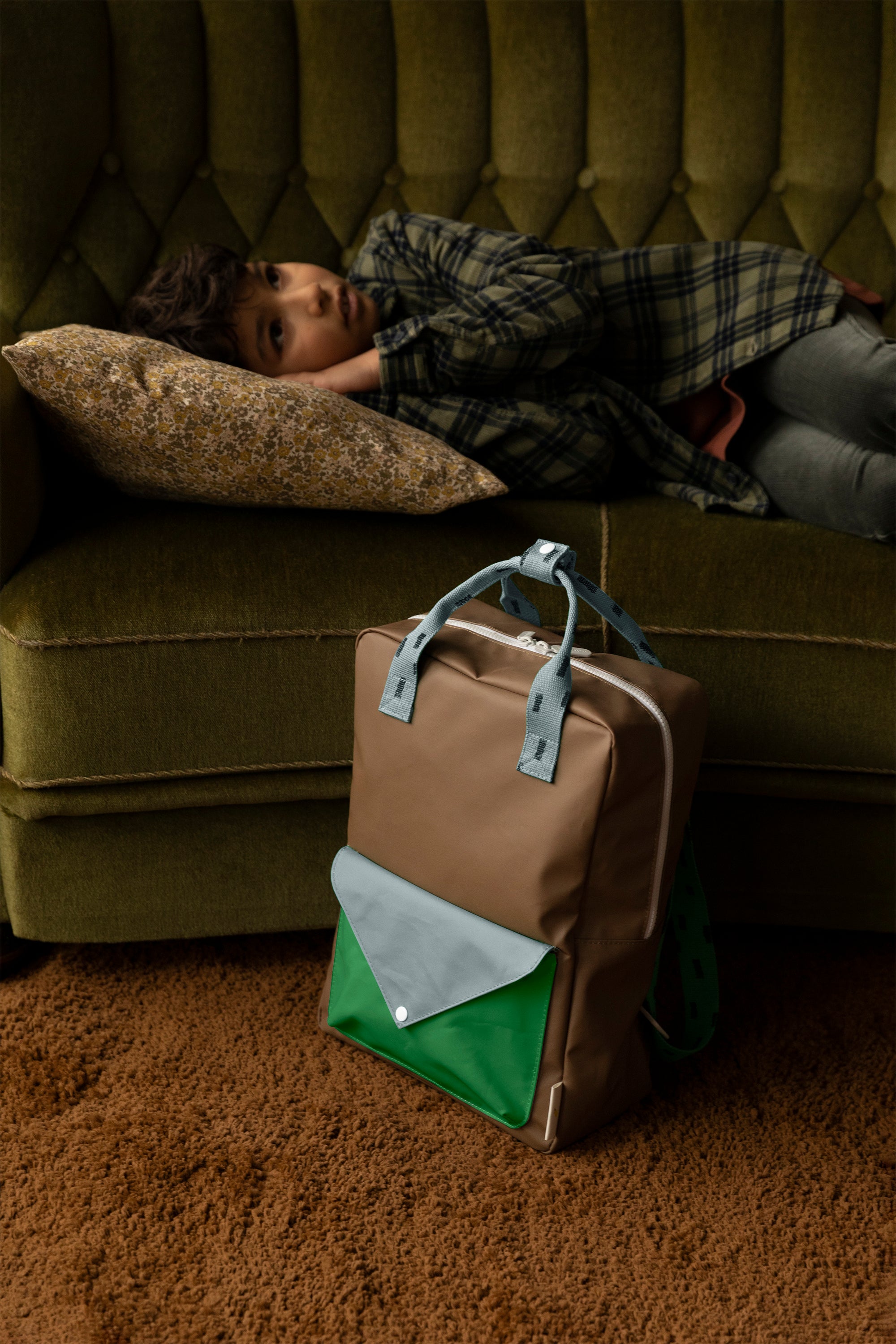 Steel Blue Sprinkles Backpack