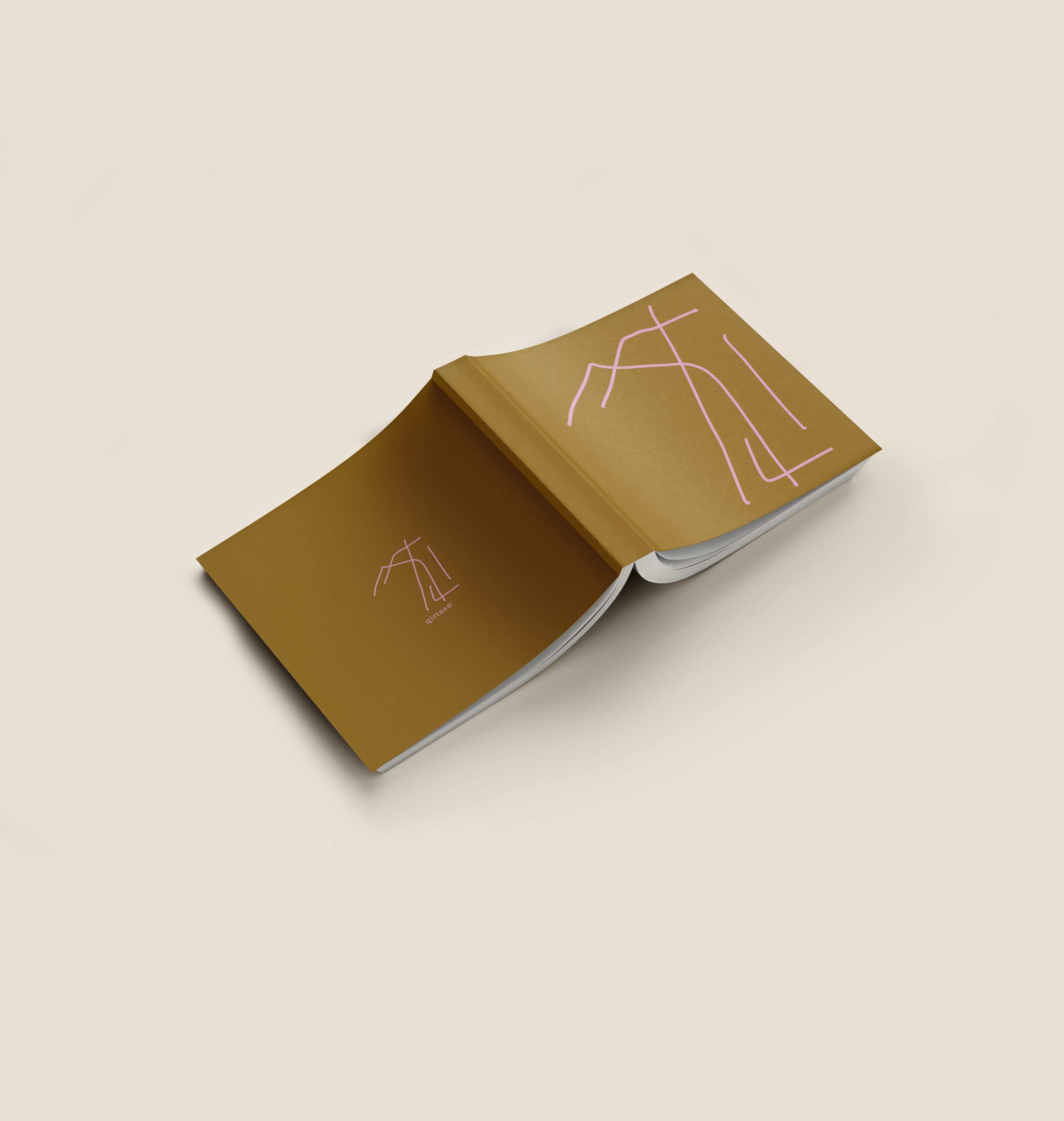 Straws Square Notebook