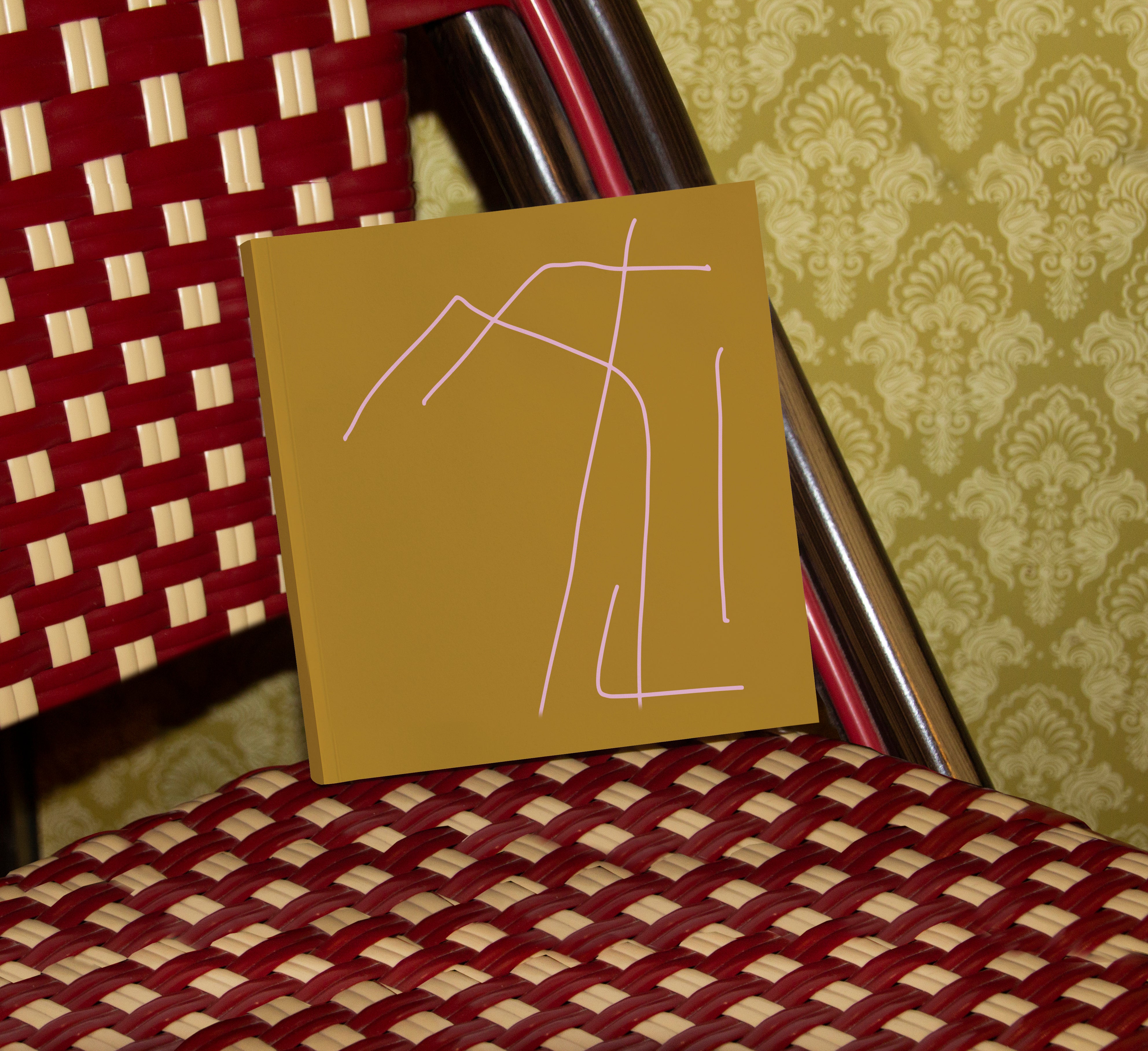 Straws Square Notebook