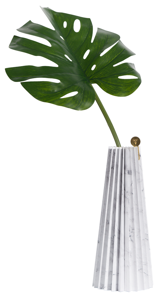 WWase Stone in White