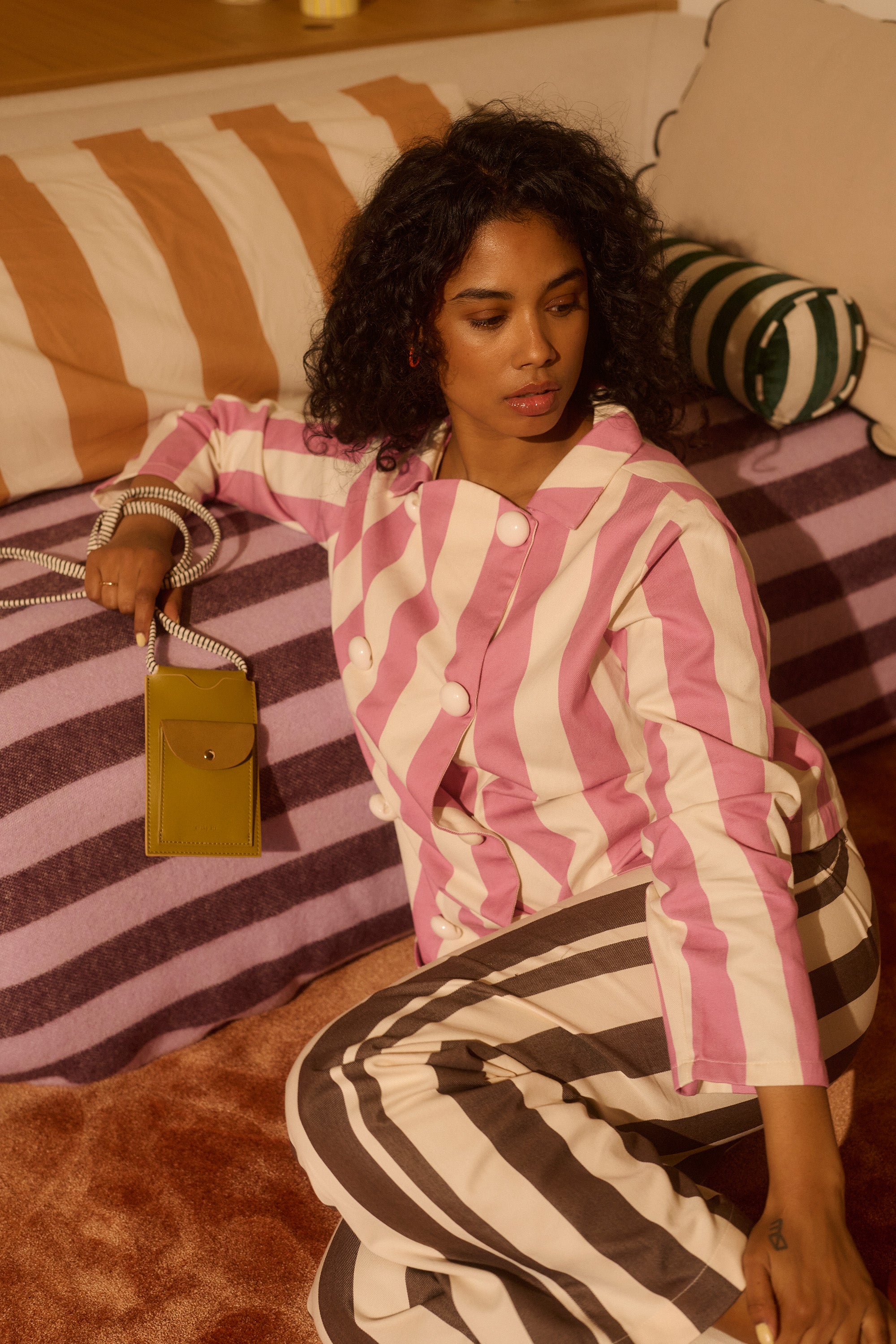 Phone Pouch Vegan Leather Costa Green