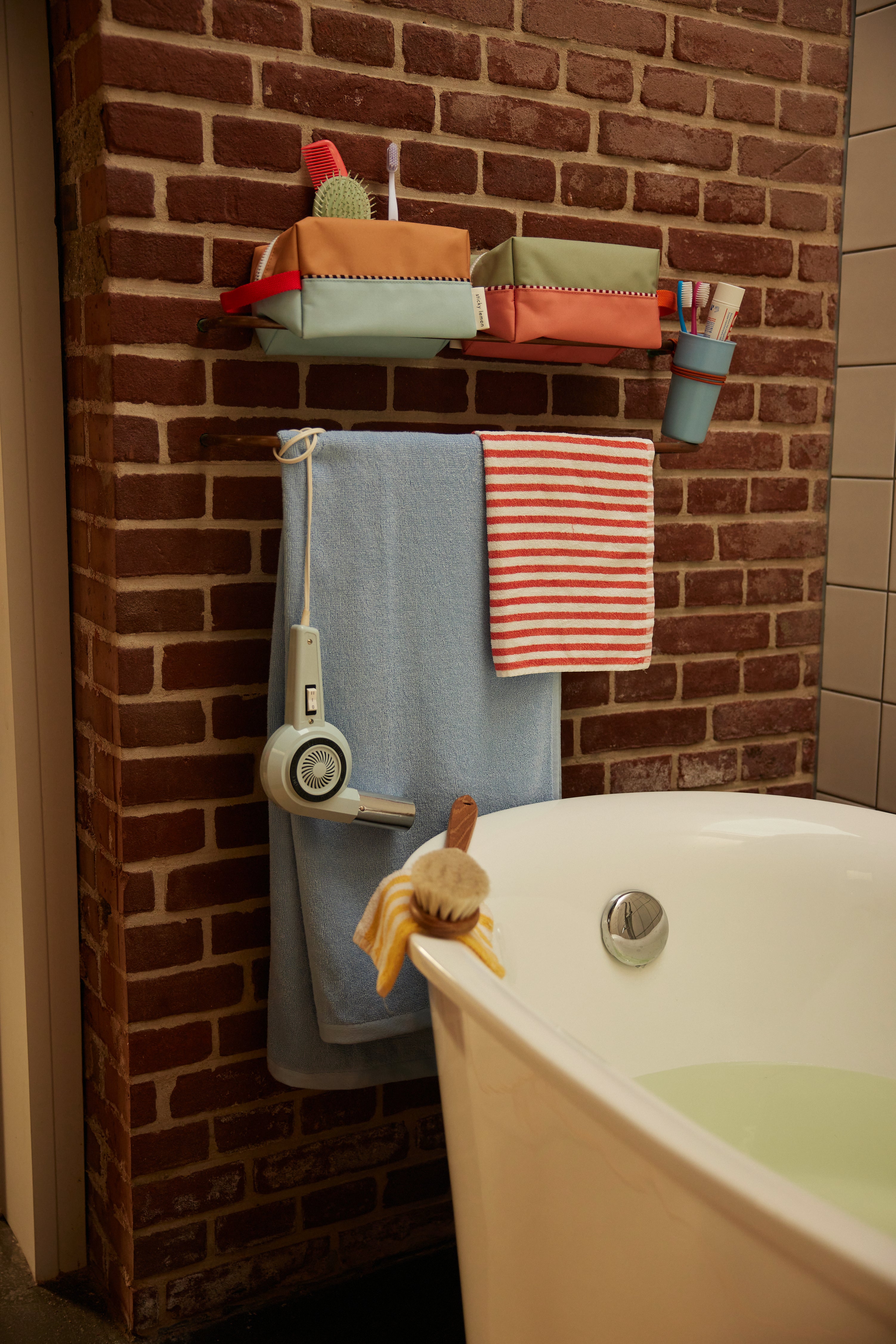 Toiletry Bag in Jane Beige