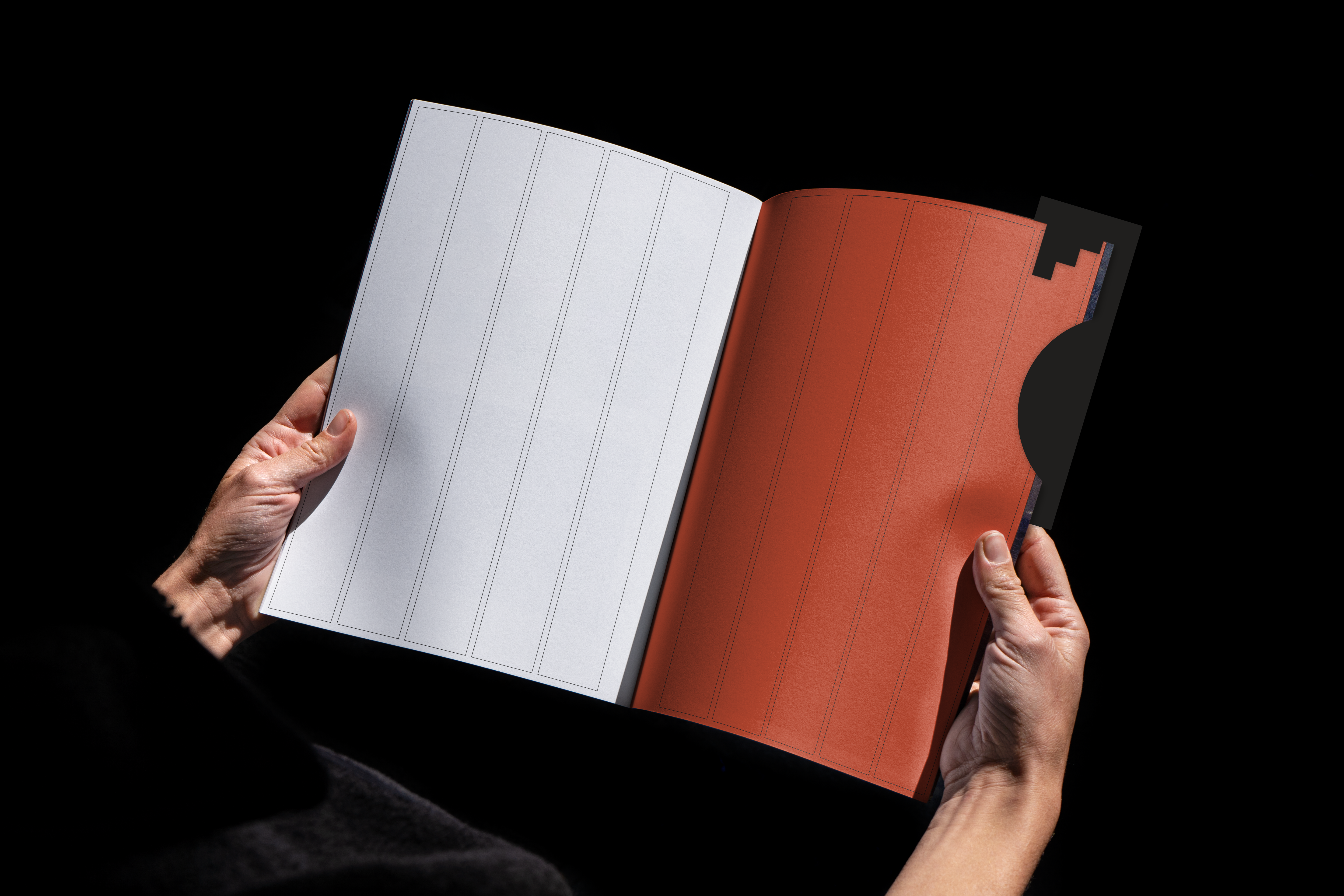 3D Printed BookMark Black