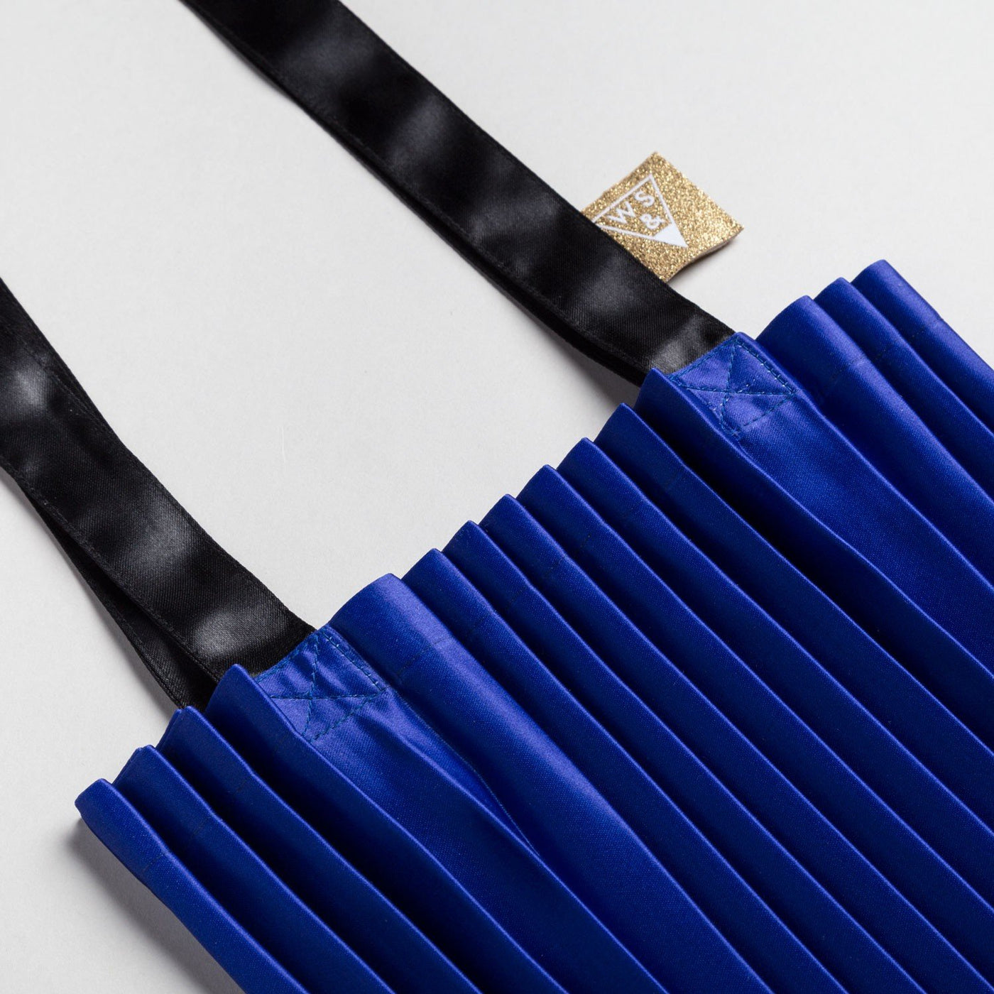 Pleated Tote Bag  Rainbow