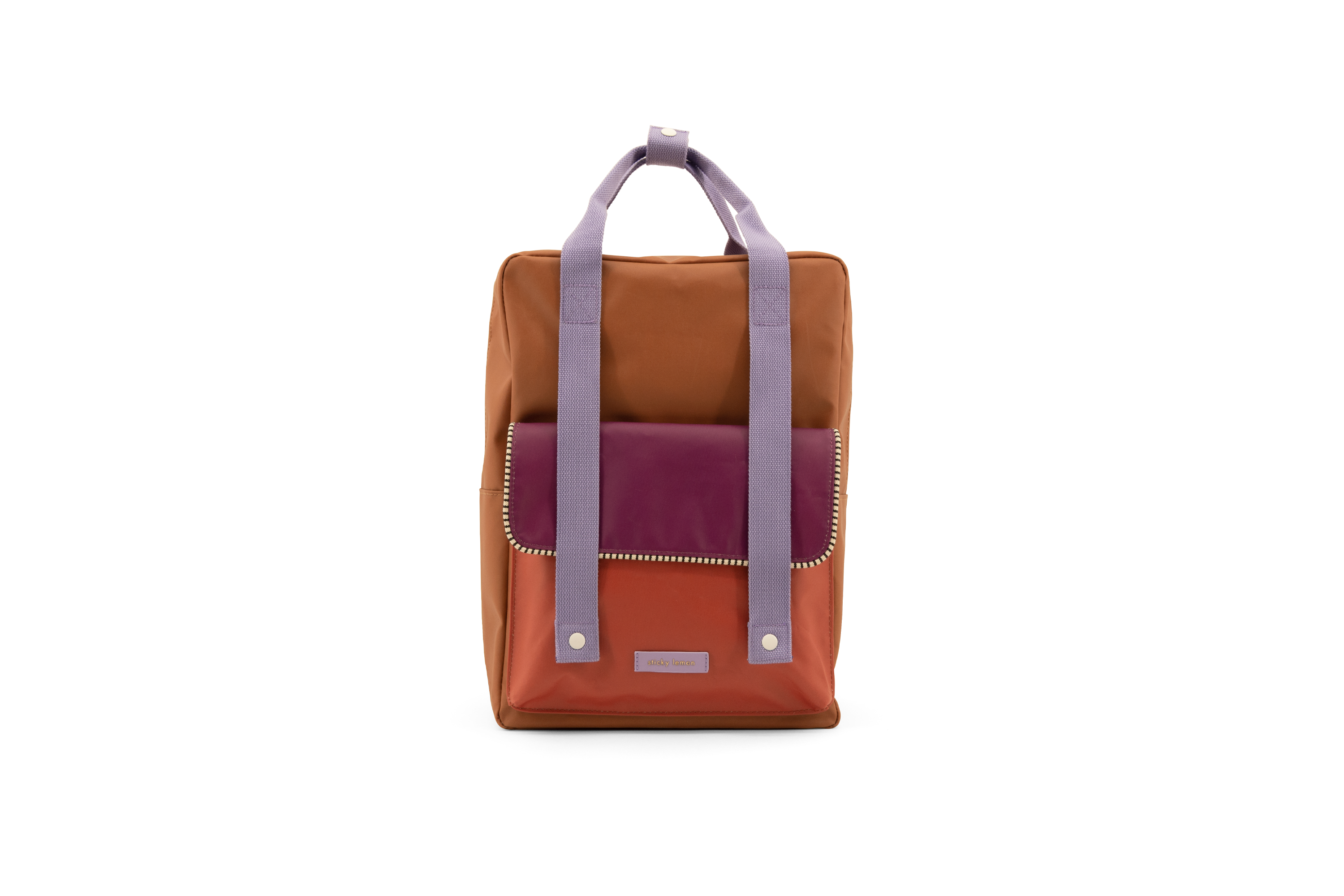 Buddy Brown Colour Block Backpack