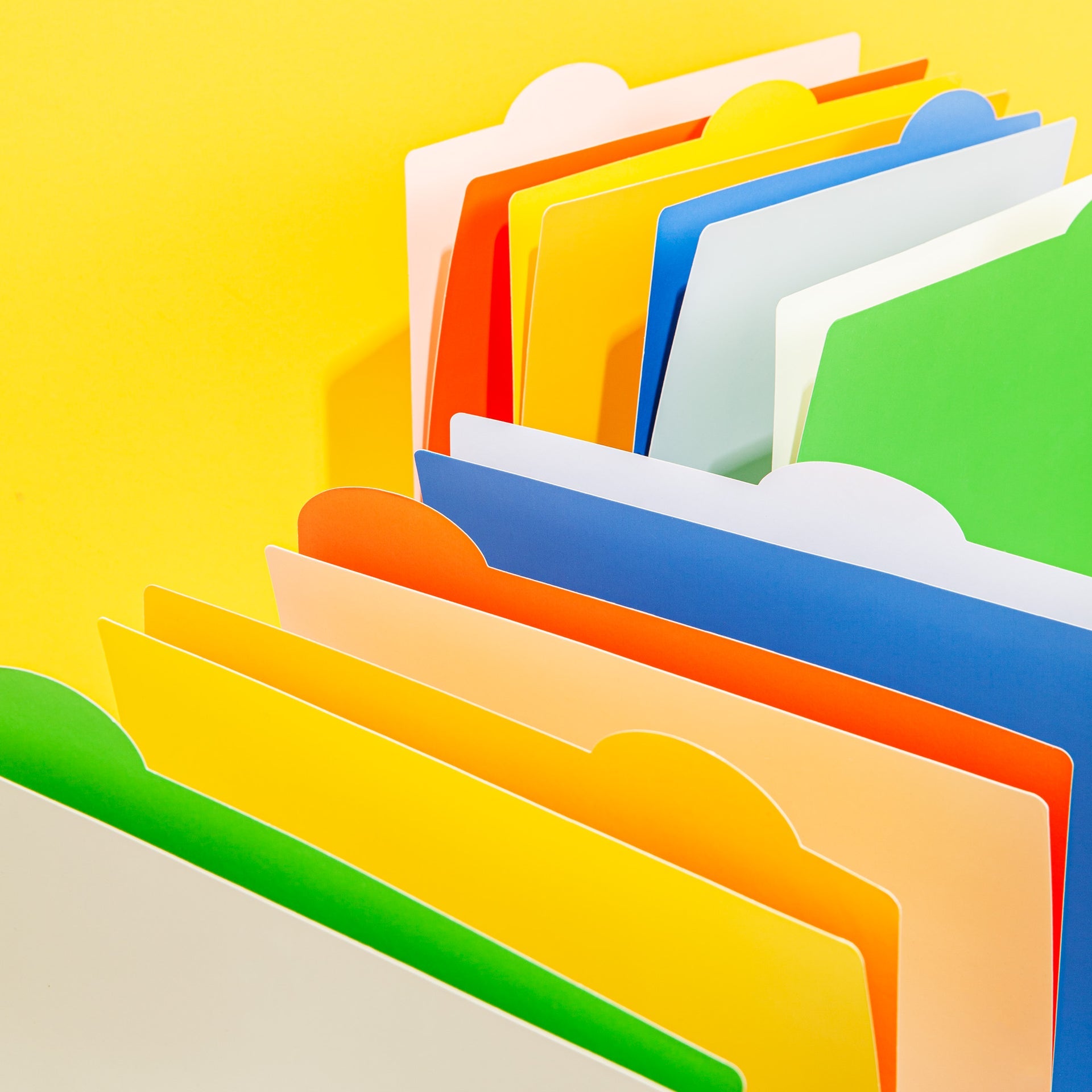 Colorblock Folder Set