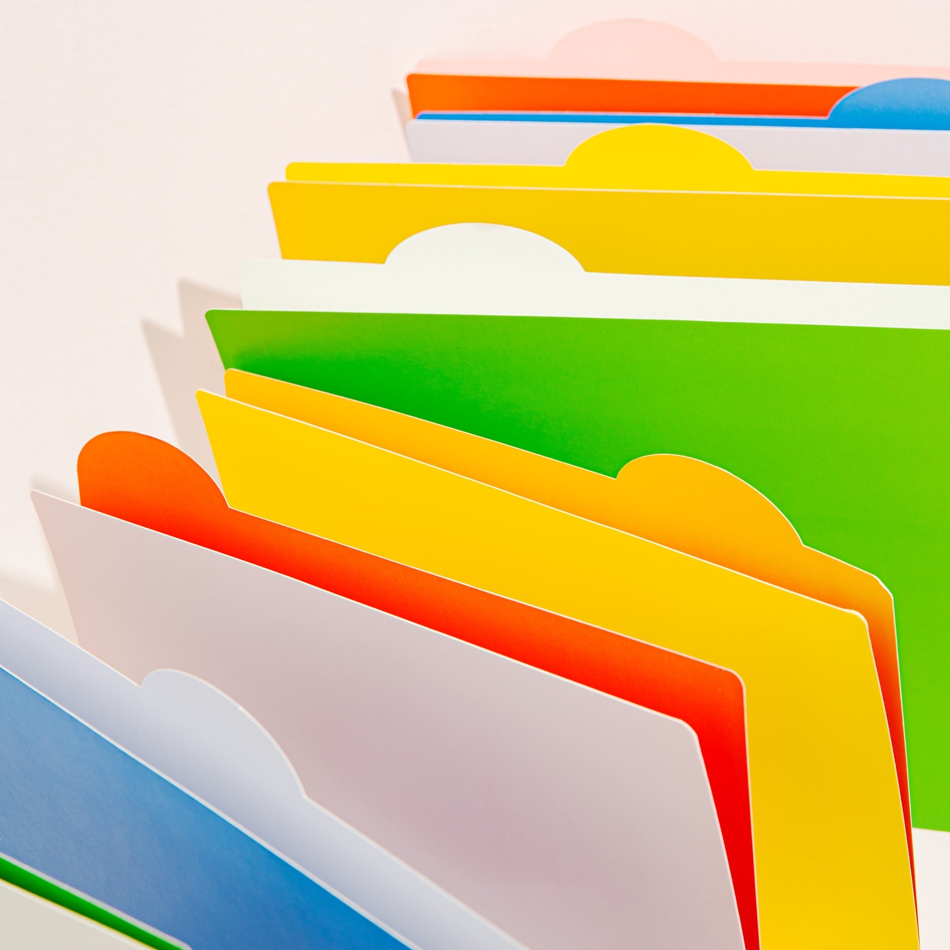 Colorblock Folder Set