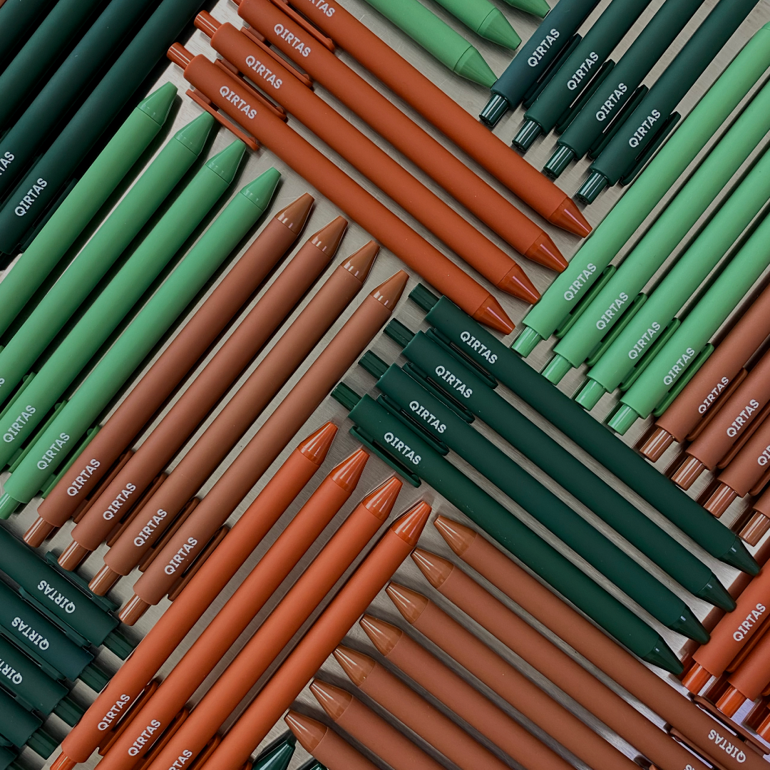 Qirtas Gel Pen in Brown