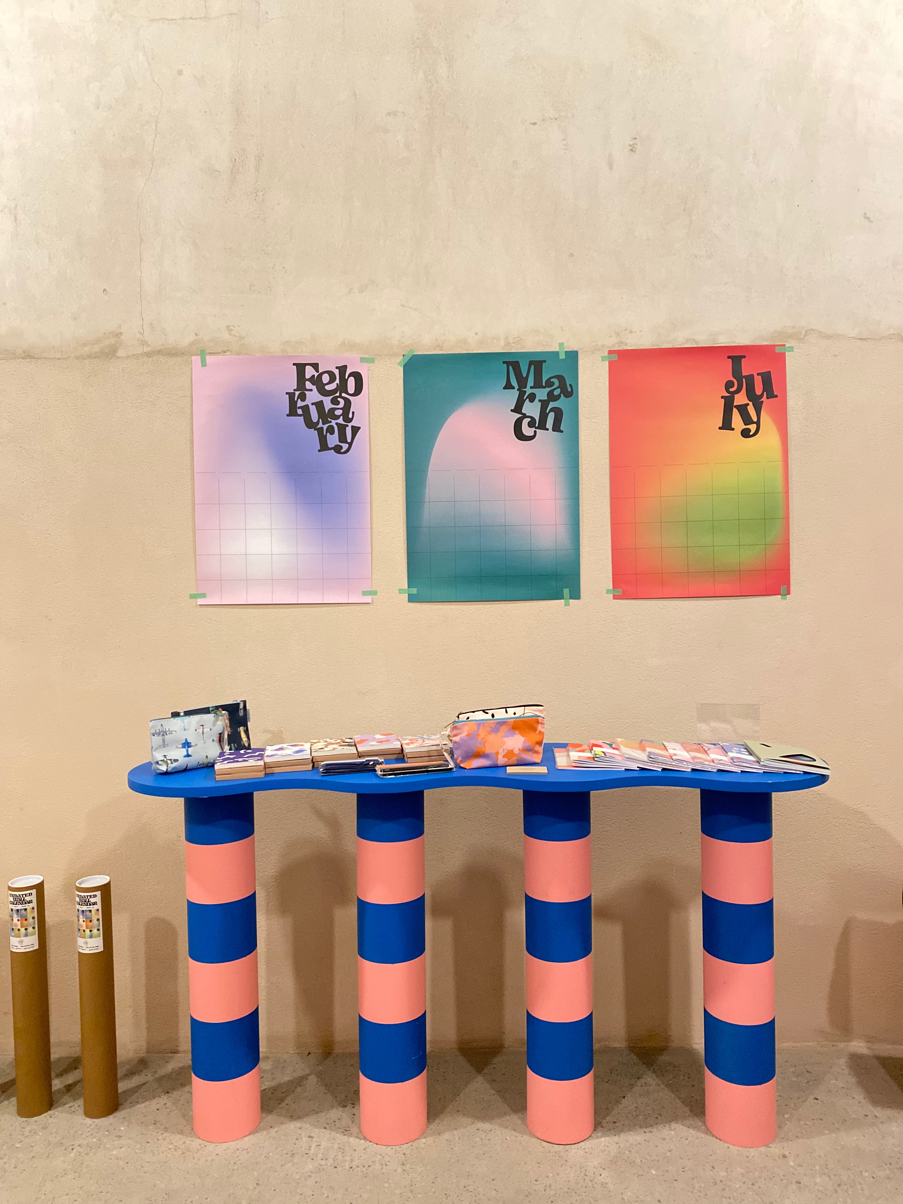 Gradients Undated Wall Calender