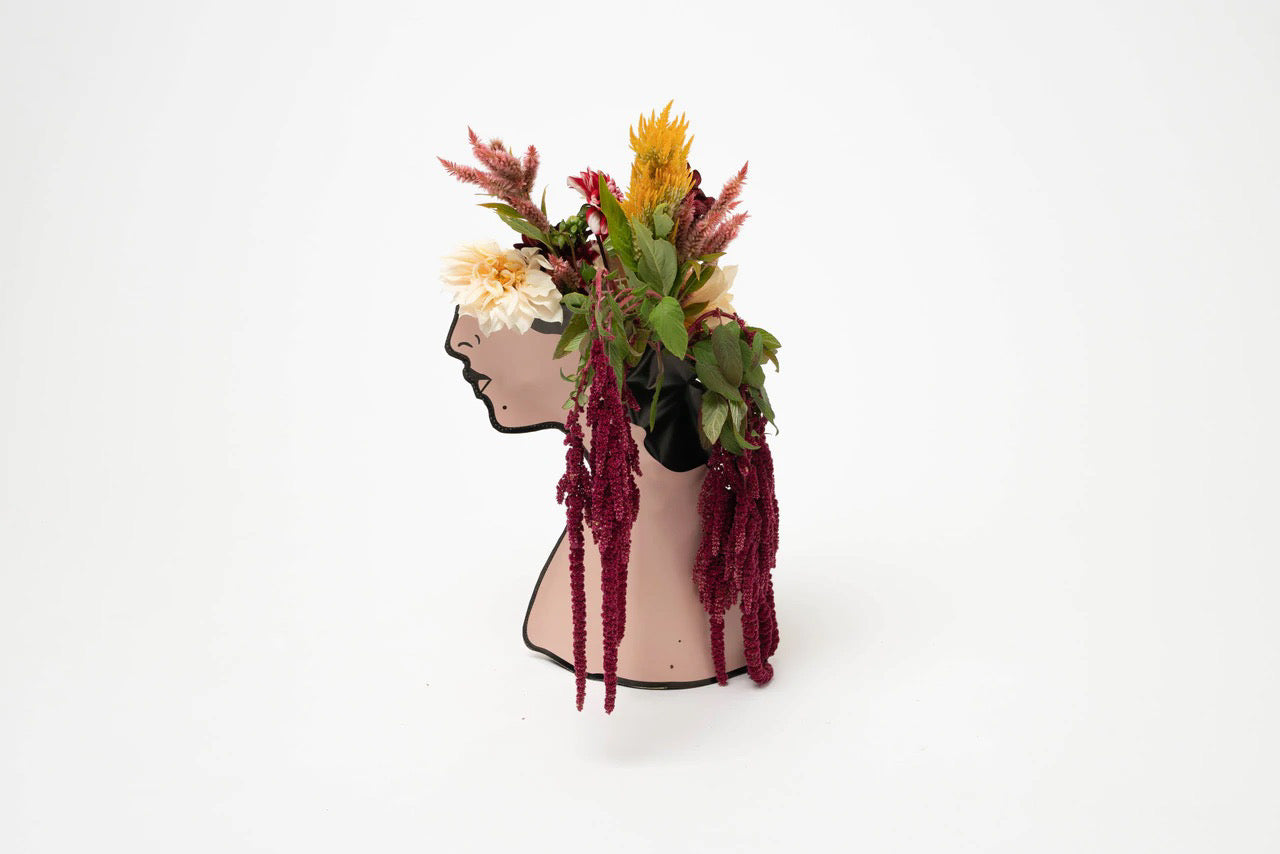 Oris Head Paper Vase
