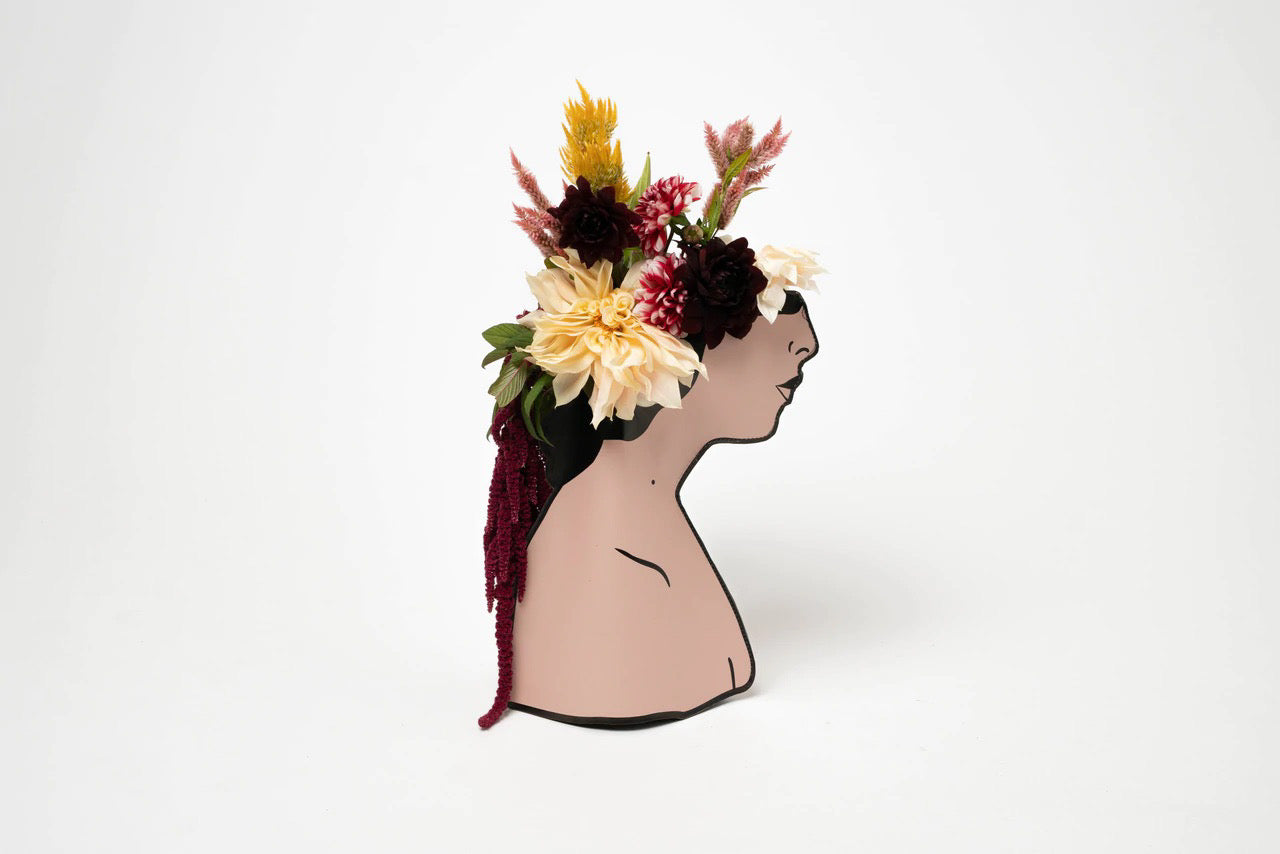 Oris Head Paper Vase