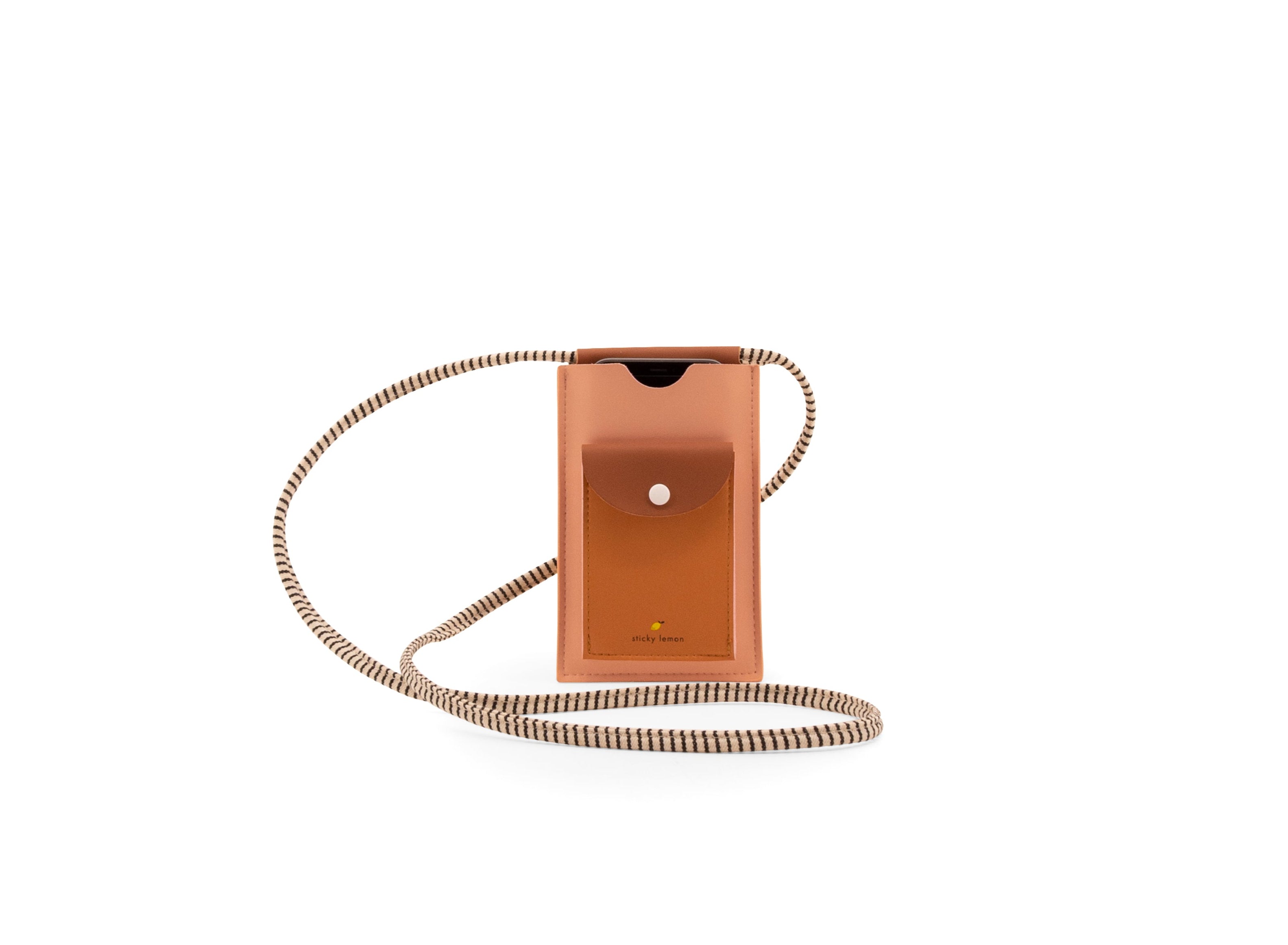 Phone Pouch in Cinnamon Brown