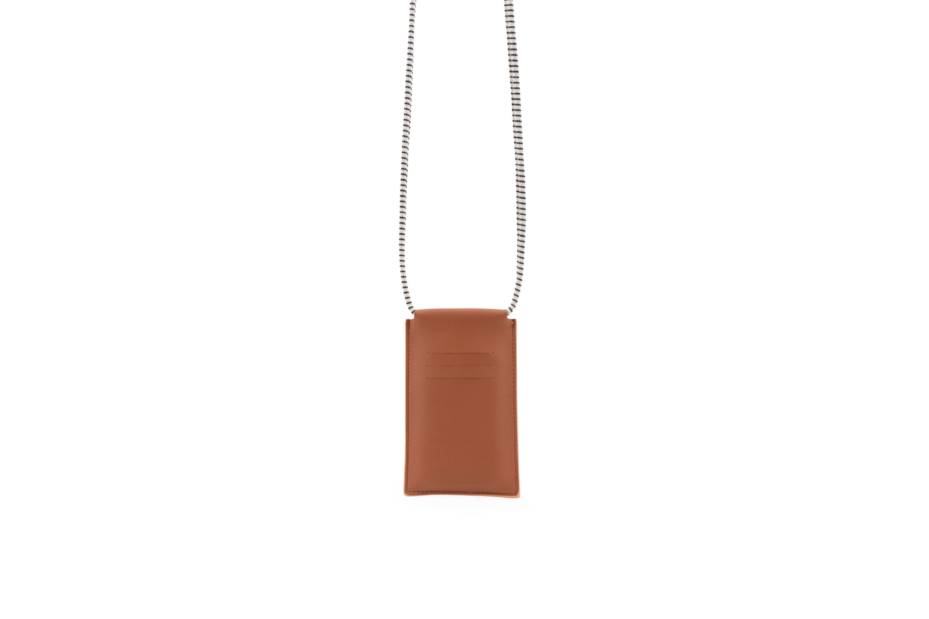 Phone Pouch in Cinnamon Brown