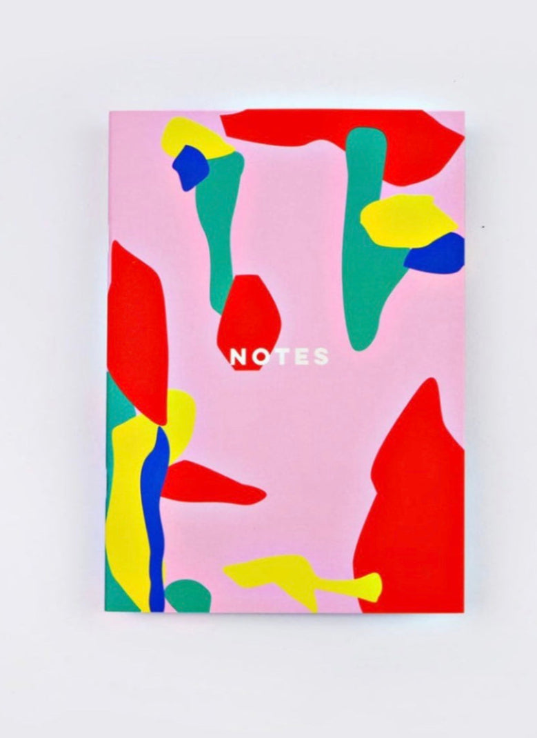 Pink Lava A5 Notebook Dot Grid