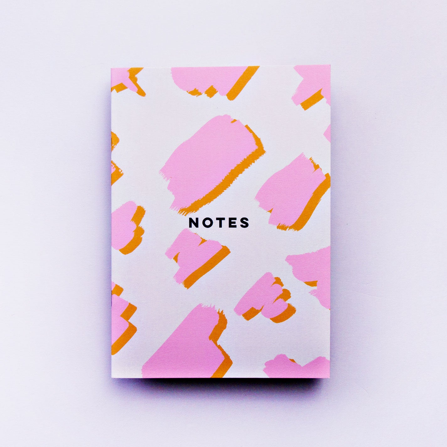 Pink Mustard Animal A5 Notebook