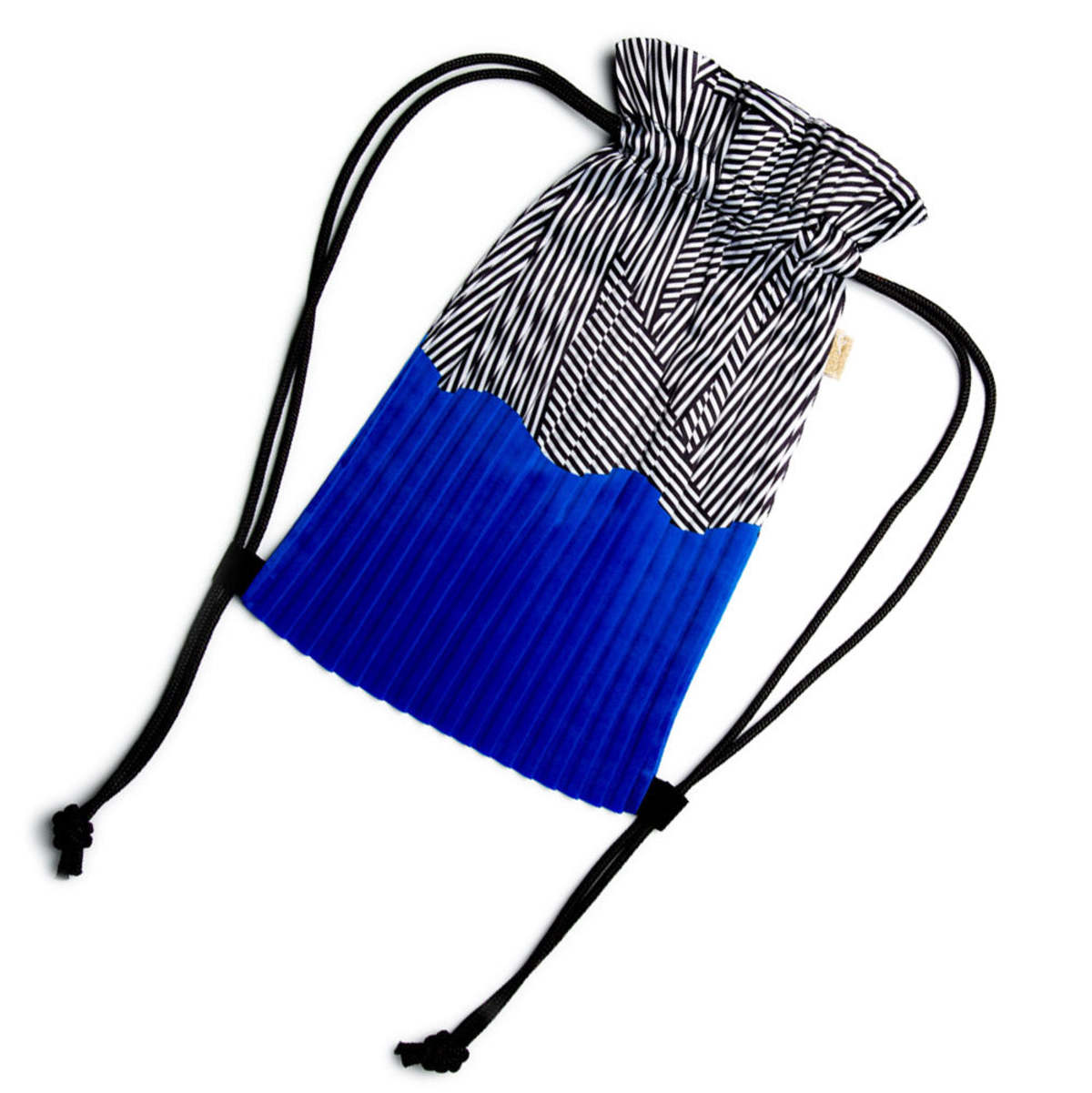 Millerighe Satin Pleated Backpack